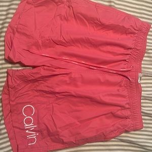 Calvin Klein Pink Swim Shorts